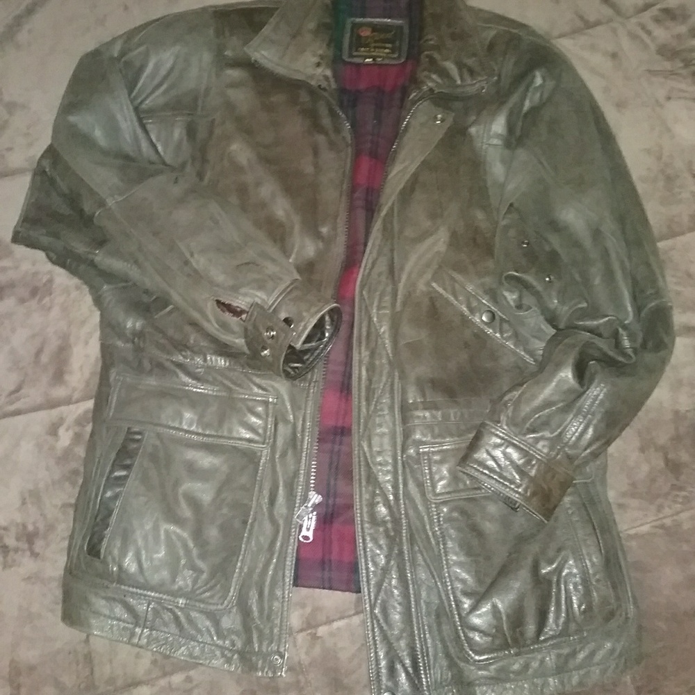 Men's leather jacket